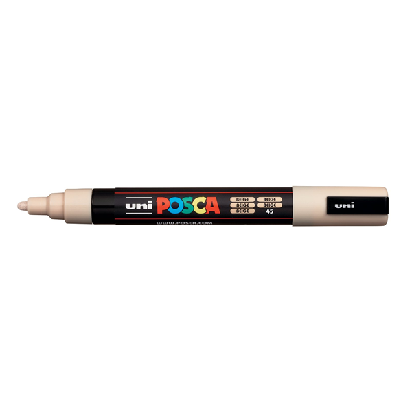 ΜΑΡΚΑΔΟΡΟΣ UNI POSCA PC-5Μ 1.8-2.5mm ΜΠΕΖ ΜΕΣΑΙΟΣ