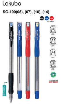 ΣΤΥΛΟ UNI LΑKUBO 1.0mm ΜΠΛΕ ME ΚΑΠΑΚΙ JAPAN