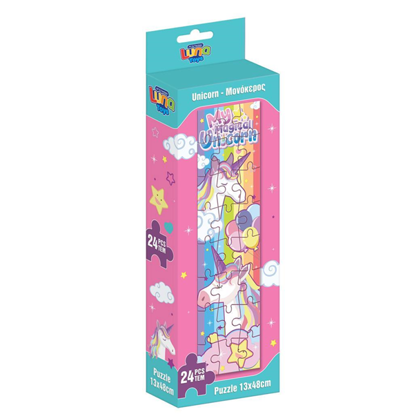 PUZZLE ΠΥΡΓΟΣ 24TEM 12,7X47,7ΕΚ ΜΟΝΟΚΕΡΟΣ LUNA TOYS