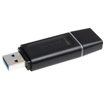 MNHMH USB KINGSTONE DATATRAVELER EXODIA  32GB USB 3.2 BLACK