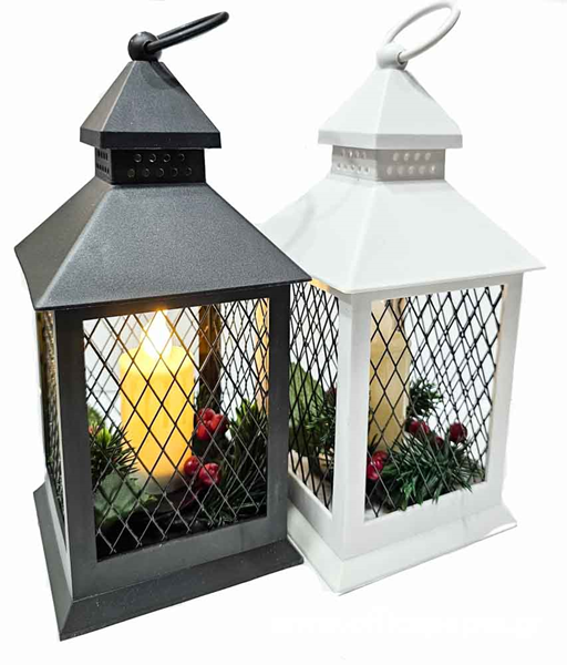 ΦΑΝΑΡΙ ΜΠΑΤΑΡΙΑΣ ΠΛΑΣΤΙΚΟ ΜΕ ΔΥΧΤΙ ΜΕ ΦΩΣ ΜΑΥΡΟ  10Χ10Χ24ΕΚ.