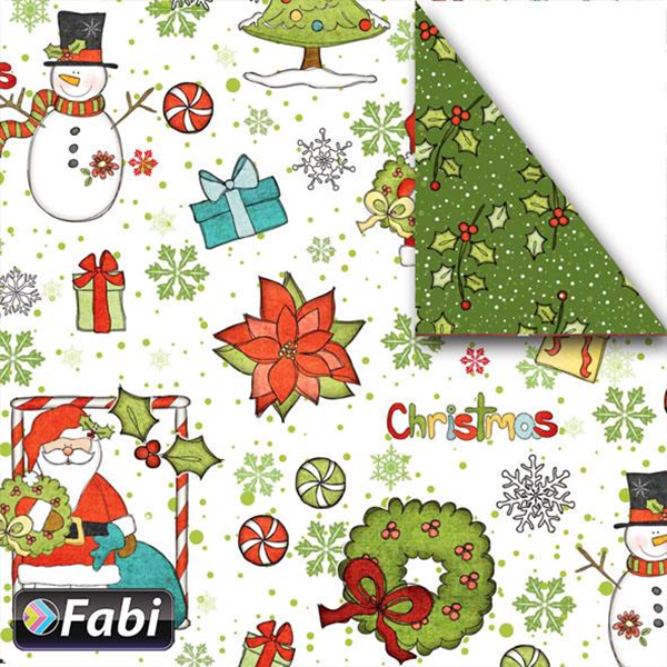 ΧΑΡΤΟΝΙ ΦΩΤΟ FABI ΧΜΑS SANTA WHITE  50X70 1455088