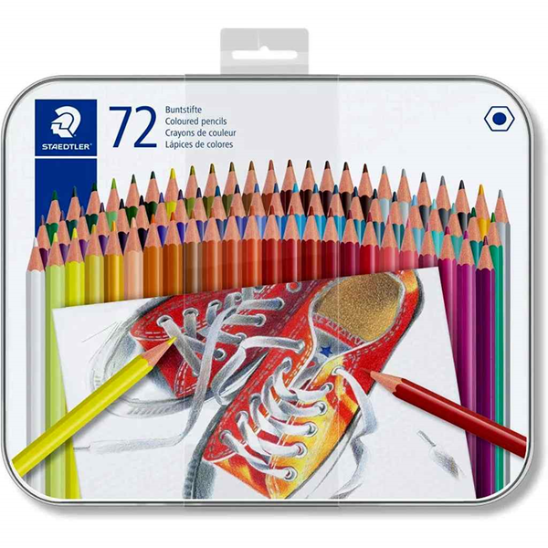 ΞΥΛΟΜΠΟΓΙΑ STAEDTLER COLOR METAL BOX M72  72 TEMAXIA ΜΕΓΑΛΗ 175 M72