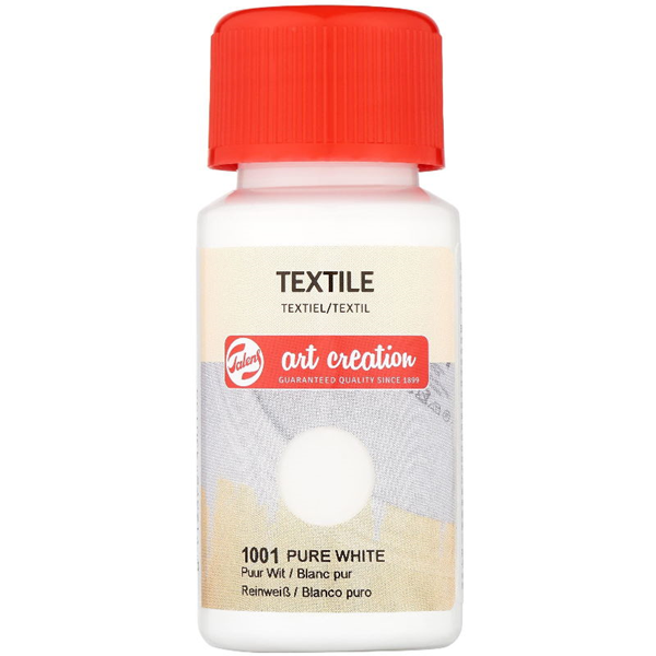 ΧΡΩΜΑ ART CREATION TEXTILE ΓΙΑ ΥΦΑΣΜΑ 50ml PURE WHITE-ΛΕΥΚΟ Νο 1001  (401410010)