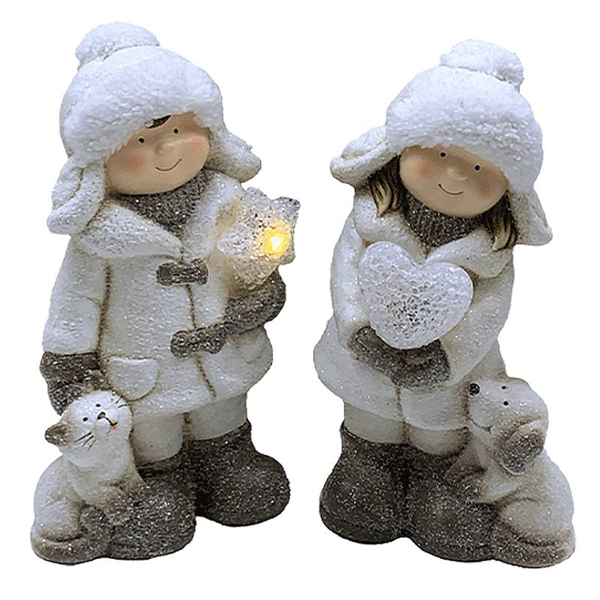 ΚΕΡΑΜΙΚΟ ΧΡΙΣΤΟΥΓΕΝΝΩΝ ΝΑΝΟΙ ΖΕΥΓΑΡΗ 9x9x15cm 241077