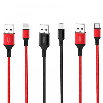 ΚΑΛΩΔΙΟ XO NB143 micro usb data cable 2.0M RED