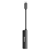 ΑΝΤΑΠΤΟΡΑΣ Iphone BASEUS καλώδιο lightning σε 2X lightning & 3.5mm CALL52-01, 12cm, μαύρο