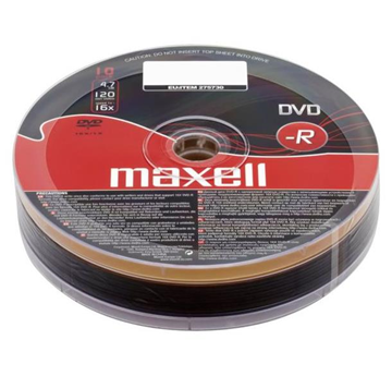 DVD-R MAXEL 4,7GB 120min X16  SPIN 10TEM