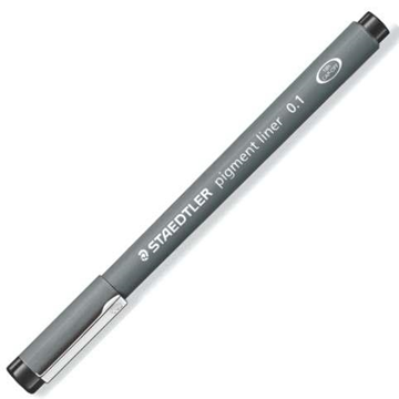 ΜΑΡΚΑΔΟΡΟΣ ΣΧΕΔΙΟΥ STAEDTLER PIGMENT 0.1mm ΜΑΥΡΟΣ  308-01-9