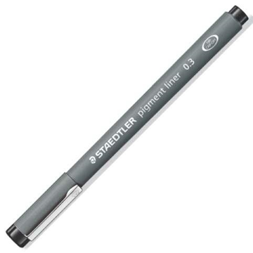 ΜΑΡΚΑΔΟΡΟΣ ΣΧΕΔΙΟΥ STAEDTLER PIGMENT 0.3mm ΜΑΥΡΟΣ  308-03-9