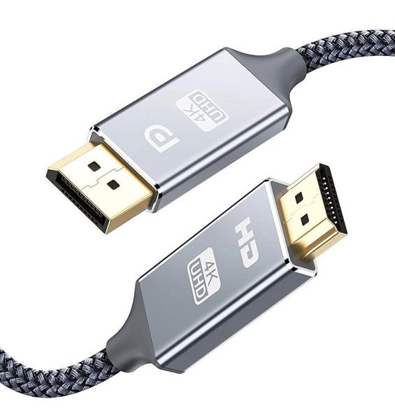 ΚΑΛΩΔΙΟ HDMI POWERTECH DisplayPort (M) σε HDMI(M), 4K, PS8402A, copper, 1m