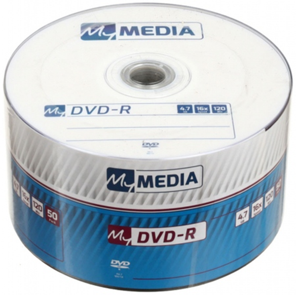 DVD-R MY MEDIA 4,7 GB X16 120min 50ΑΔΑ ΖΕΛΑΤΙΝΑ