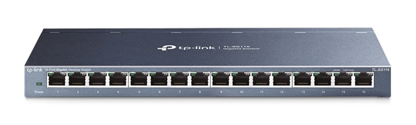 SWITCH ETHERNET TP-LINK Desktop Switch TL-SG116, 16-Port, 10/100/1000Mbps, Ver. 1.0