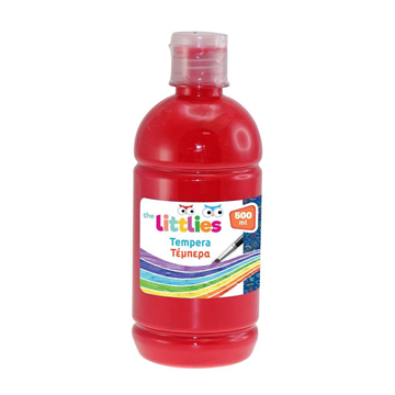 Τέμπερα 500ml The littlies Κόκκινο Scarlet