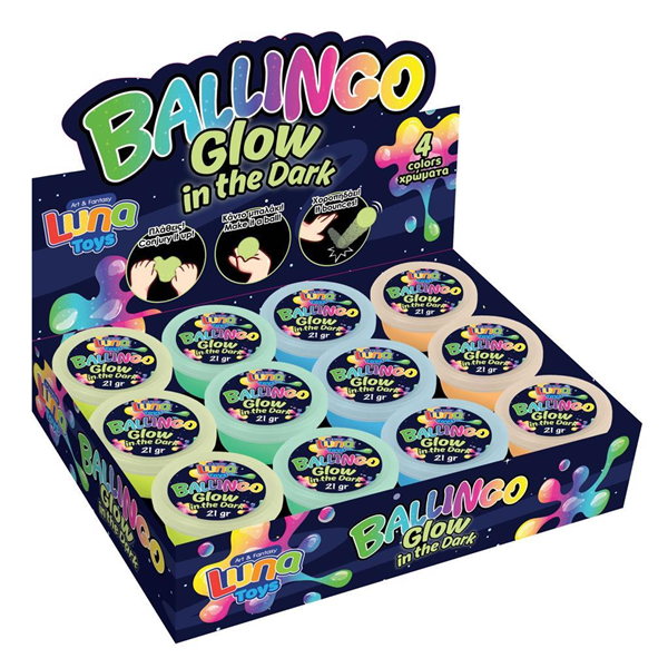 BALLINGO ΜΠΑΛΑΚΙ ΜΑΓΙΚΟ 4ΧΡ GLOW IN THE DARK 21gr