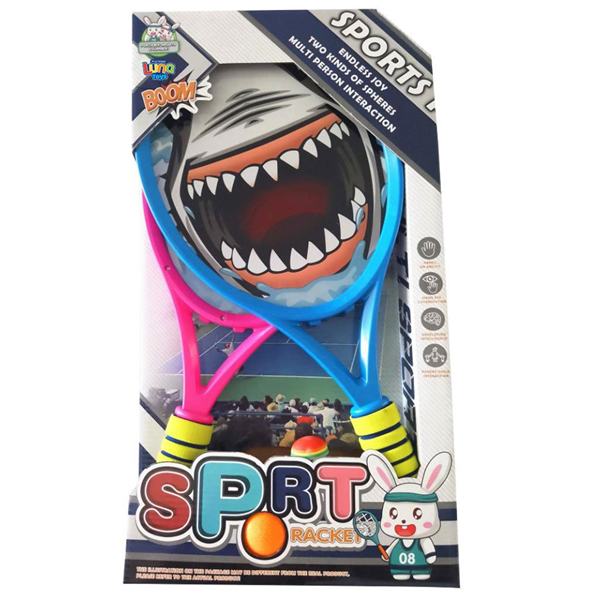 Ρακέτες Τέννις Luna Toys με 2 Μπαλάκια 26x4x48 εκ.