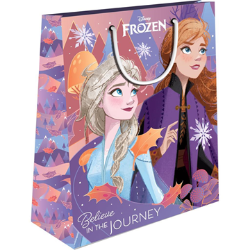 ΣΑΚΟΥΛΑ ΔΩΡΟΥ ΧΑΡΤΙΝΗ 33X12X45 FROZEN 2 ΜΕ GLITTER 2ΣΧ Ν