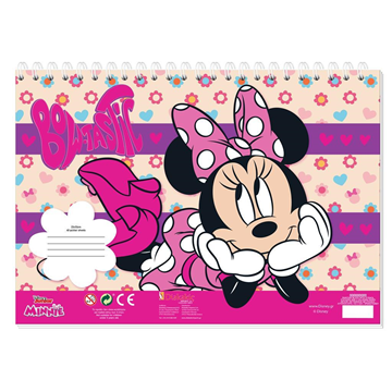 ΜΠΛΟΚ ΖΩΓΡΑΦ MINNIE 23X33 40ΦΥΛ  ΑΥΤΟΚ-ΣΤΕΝΣΙΛ- 2ΣΕΛ ΧΡ  2ΣΧ