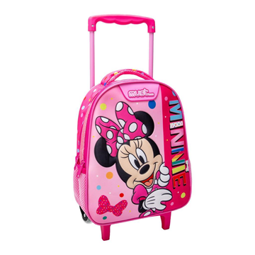 Σχολική Τσάντα Τρόλεϊ Νηπίου Disney Minnie Mouse Must 2 Θήκες