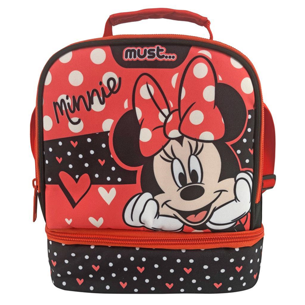 Τσαντάκι Φαγητού Ισοθερμικό Disney Minnie Mouse Must 2 Θήκες