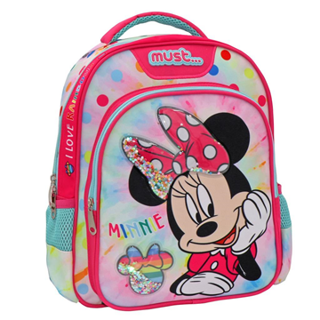 Σχολική Τσάντα Πλάτης Νηπίου Disney Minnie Mouse I Love Rainbow Must 2 Θήκες