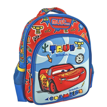 Σχολική Τσάντα Πλάτης Νηπίου Disney Cars True Champion Must 2 Θήκες