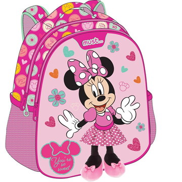 Σχολική Τσάντα Πλάτης Νηπίου Disney Minnie Mouse You Are So Sweet Must 2 Θήκες