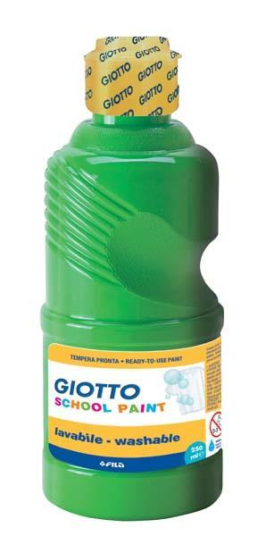 GIOTTO ΣΧΟΛΙΚΗ ΤΕΜΠΕΡΑ ΜΠΟΥΚΑΛΙ 250ML ΠΡΑΣΙΝΟ