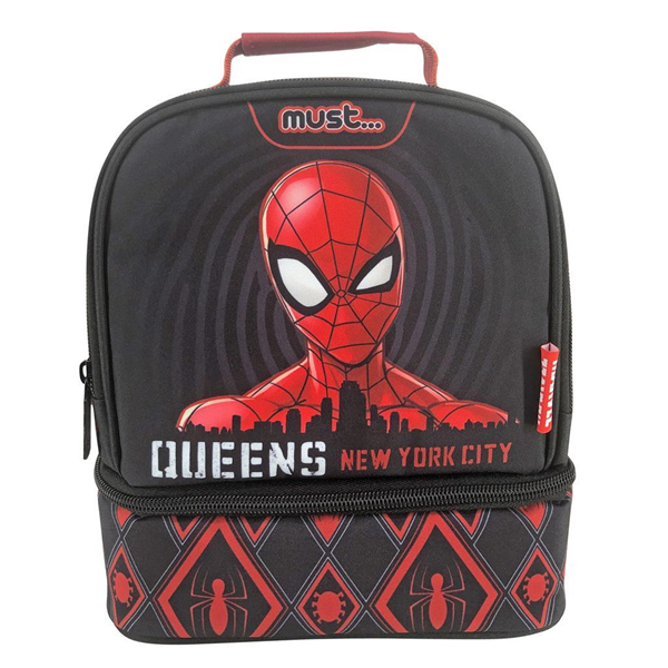 Τσαντάκι Φαγητού Ισοθερμικό Spiderman Queens New York City Must 2 Θήκες