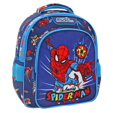 Σχολική Τσάντα Πλάτης Νηπίου Spiderman The Amazing Must 2 Θήκες