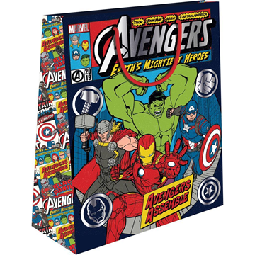 ΣΑΚΟΥΛΑ ΔΩΡΟΥ ΧΑΡΤΙΝΗ 33X12X45 AVENGERS ΜΕ FOIL 2ΣΧ Ν