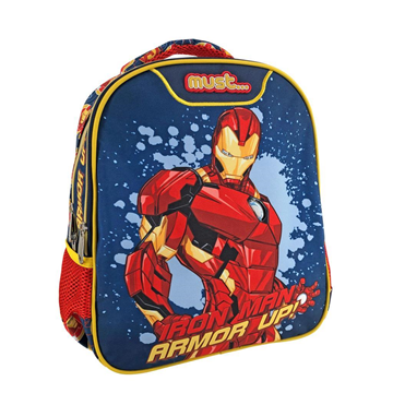 Σχολική Τσάντα Πλάτης Νηπίου Avengers Iron Man Armor Up Must 2 Θήκες