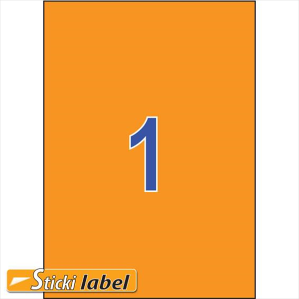 ΕΤΙΚΕΤΕΣ STICKY  210X297mm 1/Φ/Α4  Π100Φ LASER-INK-COPY