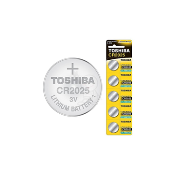 ΜΠΑΤΑΡΙΕΣ TOSHIBA LITHIUM CR2025 3V 1ΤΕΜ