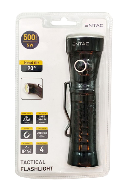 ΦΑΚΟΣ Entac ΑΛΟΥΜΙΝΙΟΥ ΣΤΡΟΦΗ 90° 5W T6 3ΧΑΑΑ