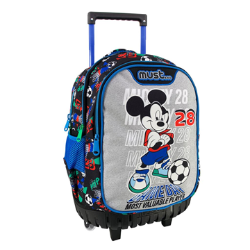 ΤΣΑΝΤΑ ΤΡΟΛΕΥ MUST 30L DISNEY MICKEY MOUSE GAME DAY 3 ΘΕΣΕΙΣ 34Χ45Χ20cm  000563021 2022