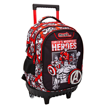 ΤΣΑΝΤΑ ΤΡΟΛΕΥ MUST 30L AVENGERS HEROES MUST GLOW IN THE DARK   3 ΘΕΣΕΙΣ 34Χ45Χ20cm  000506014 2022