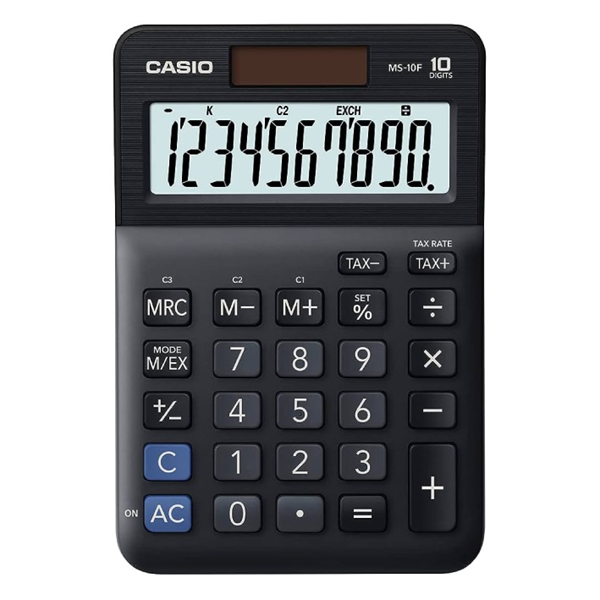 ΑΡΙΘΜΟΜΗΧΑΝΗ CASIO 10ΨΗΦ. MS-10F TAX 10X14,5εκ