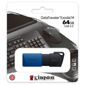 MNHMH USB KINGSTONE EXODIA 64GB BLACK USB 3.2