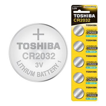 ΜΠΑΤΑΡΙΕΣ TOSHIBA CR2032  3VOLT  1ΤΕΜ LITHIUM