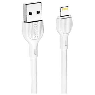 ΚΑΛΩΔΙΟ USB 2.0 MALE- LIGHTNING IPHONE ,1 Metres, 2.1A WHITE ,XO ,NB-200