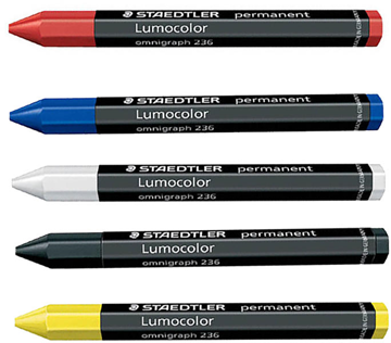 ΚΗΡΟΜΠΟΓΙΑ STAEDTLER LUMOCOLOR 236-3  ΓΙΓΑΣ ΜΑΥΡΗ PERMANENT OMNIGRAPH 1 TEMAXIO