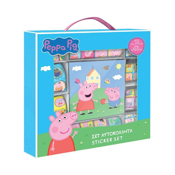 ΑΥΤΟΚΟΛΛΗΤA ΣΕΤ 1000 ΤΕΜ PEPPA PIG ΣΕ ΚΟΥΤΙ 000482769