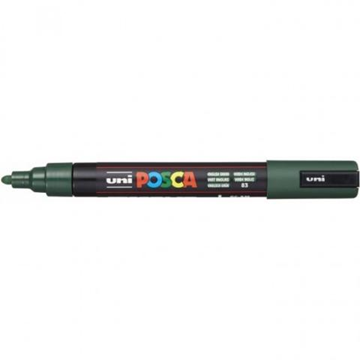 ΜΑΡΚΑΔΟΡΟΣ UNI POSCA PC-5Μ 1.8-2.5mm ΠΡΑΣΙΝΟ XAKI ENGLISH GREEN