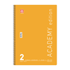 ΤΕΤΡΑΔΙΟ ΣΠΙΡΑΛ ACADEMY 21X29cm B4 2 ΘΕΜΑΤΑ 60φ. ΑΣΟΡΤΙ ΧΡΩΜΑΤΑ 70ΓΡ