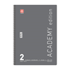 ΤΕΤΡΑΔΙΟ ΣΠΙΡΑΛ ACADEMY 21X29cm B4 2 ΘΕΜΑΤΑ 60φ. ΑΣΟΡΤΙ ΧΡΩΜΑΤΑ 70ΓΡ