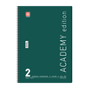 ΤΕΤΡΑΔΙΟ ΣΠΙΡΑΛ ACADEMY 21X29cm B4 2 ΘΕΜΑΤΑ 60φ. ΑΣΟΡΤΙ ΧΡΩΜΑΤΑ 70ΓΡ