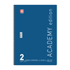 ΤΕΤΡΑΔΙΟ ΣΠΙΡΑΛ ACADEMY 21X29cm B4 2 ΘΕΜΑΤΑ 60φ. ΑΣΟΡΤΙ ΧΡΩΜΑΤΑ 70ΓΡ