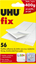 UHU FIX 50X ΠΛΑΚΙΔΙΑ ΑΦΡΩΔΗ ΔΙΠΛΗΣ ΟΨΗ  MAX 400gr