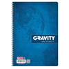 ΤΕΤΡΑΔΙΟ ΣΠ. GRAVITY 17Χ25 Β5 2Θ 4 ΧΡΩΜΑΤΑ 60φ./120σελ.